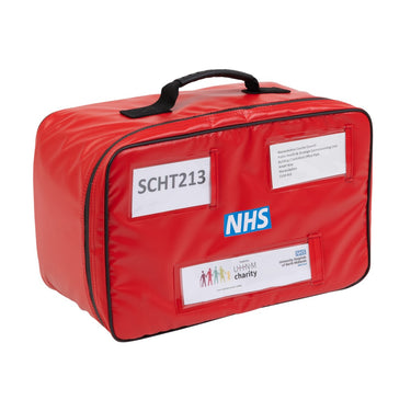 Versapak Patient Overnight Bag - Red Bag Front